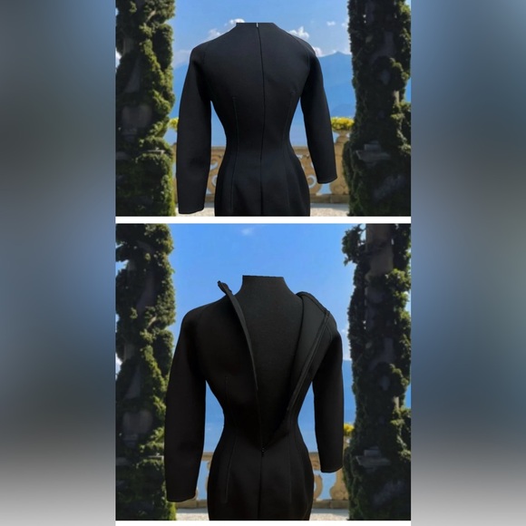 Zara size XS Chic Black Long-Sleeve Dress - Picture 14 of 16